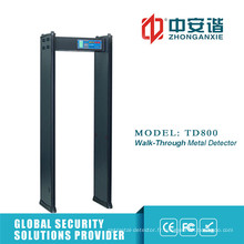 Bus Station Security Detector de métaux 20 Securty Level Metal Detector Gate